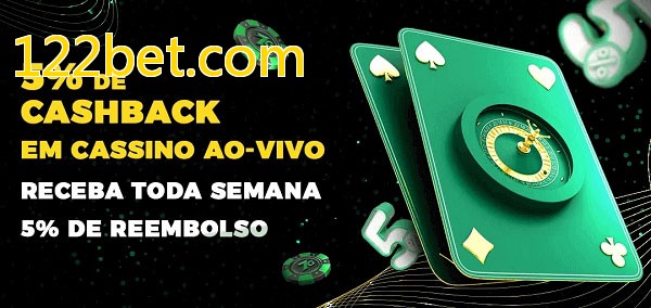 Promoções do cassino ao Vivo 122bet.com